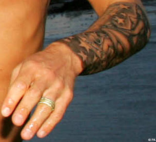 Arm Tattoos David Beckham     