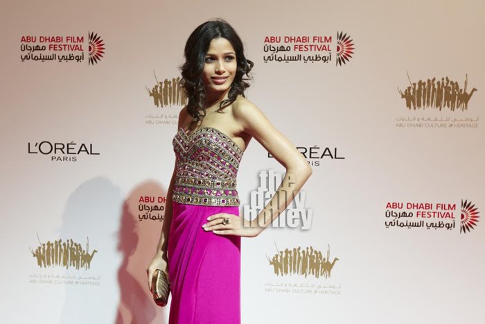 Freida Pinto at the Abu Dhabi Film Festival Miral Photo Gallery glamour images