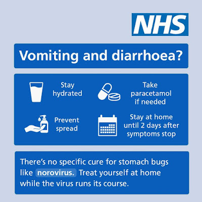 Norovirus home care NHS advice