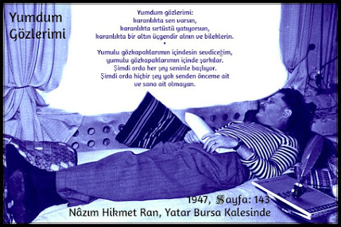 #NâzımHikmetRan #YatarBursaKalesinde