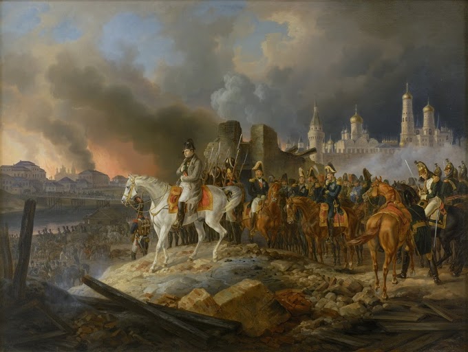 Альбрехт Адам - Наполеон в горящей Москве