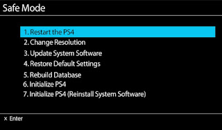 Cara Masuk Safe Mode PS4 ( Playstation 4) Dengan Mudah