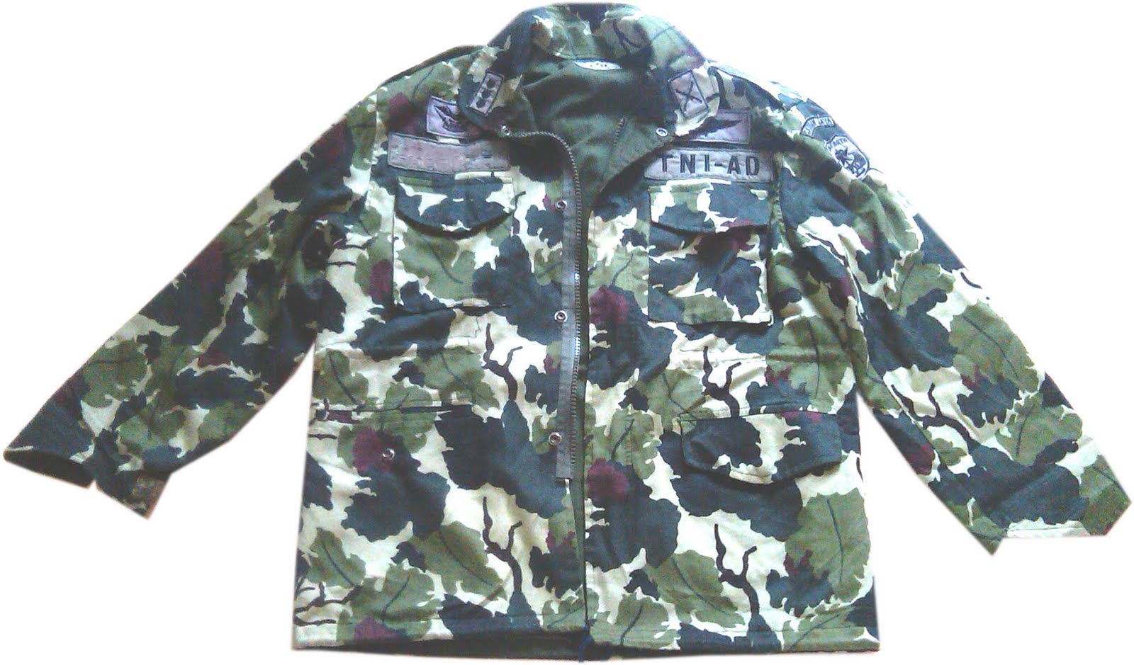 military camouflage uniform