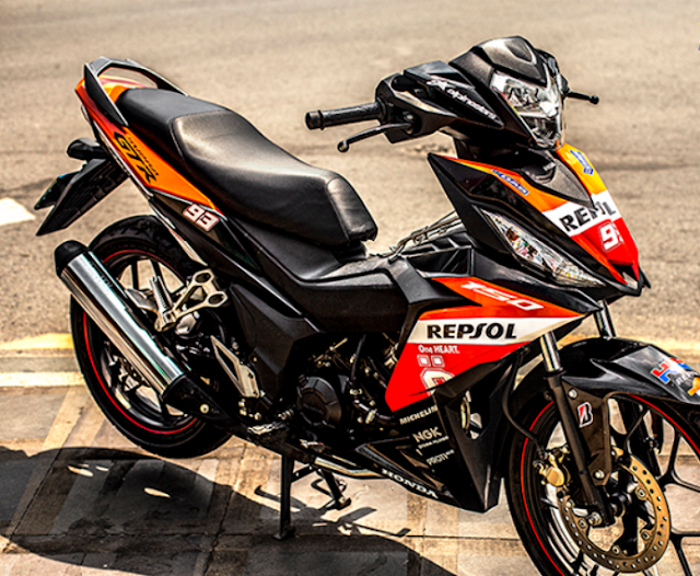 Mẫu Sơn xe máy Honda Winner Repsol cực đẹp