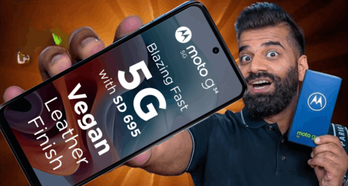 Moto G34 5G स्मार्टफोन स्पेसिफिकेशन और  फीचर्स 