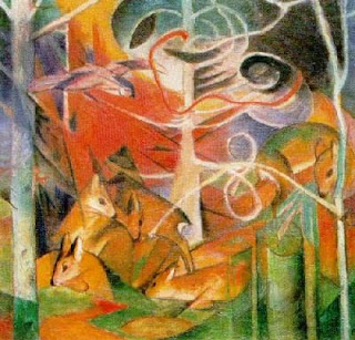 Franz Marc, Deer in the Forest I