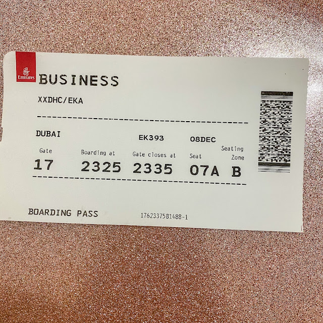 Boarding Pass Business Class