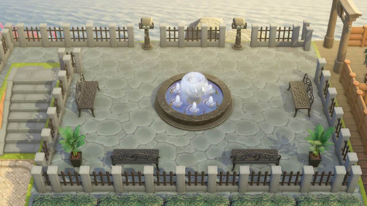 Animal Crossing Island Tour - Sunset viewing deck