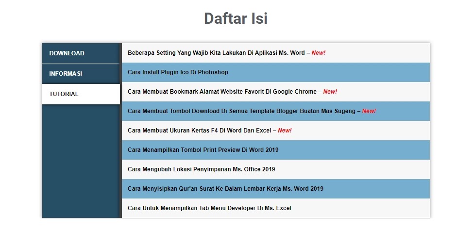 Cara Membuat Halaman Sitemap Keren Dan Responsive Di Blogger