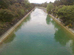 Canal de las Bardenas, de 132 km de longitud.