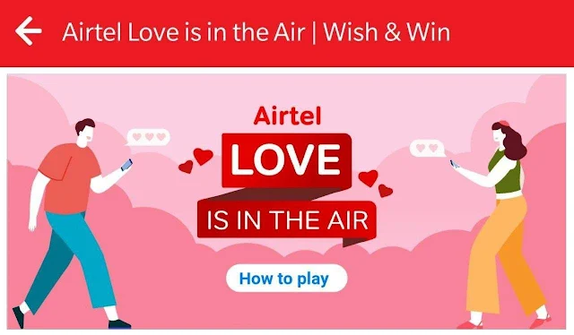 Airtel Love in the Air Offer 2020: Send Sticker & Earn Points