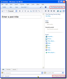 2 - Select the Blog