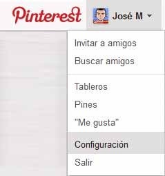 Verificar web en Pinterest