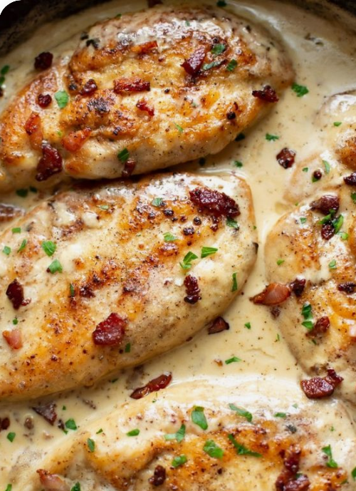 Chicken in a Creamy Parmesan and Sundried Tomato Sauce