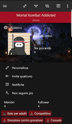 Mortal Kombat Addicted - Club Windows 10 Android mobile