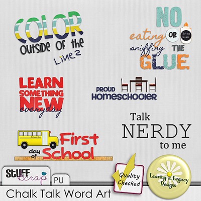 Chalk Talk WORDART