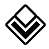 Assault Icon. It is a chevron facing down with a diamond nestled in its groove to shape a larger diamond