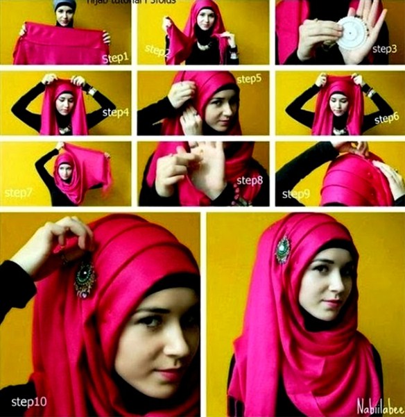 37 Tutorial Hijab Pashmina Model Kreasi Terbaru 2017/2018 