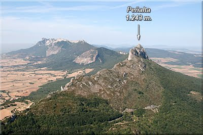 Peñalta visto desde el Castillo de Lapoblacion