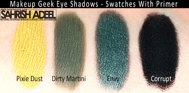 Makeup Geek Eye Shadows - Review & Swatches