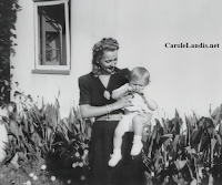 Carole Landis With Her Niece Diance Carole Ross