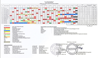 KALENDER PENDIDIKAN KABUPATEN KAPUAS TAHUN PELAJARAN 2022/2023