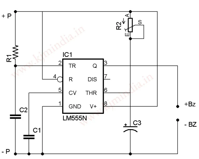 Auto cut-off circuit for overflow alarm