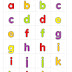 alphabet mat printables preschool mom - printable alphabet letters contented at home