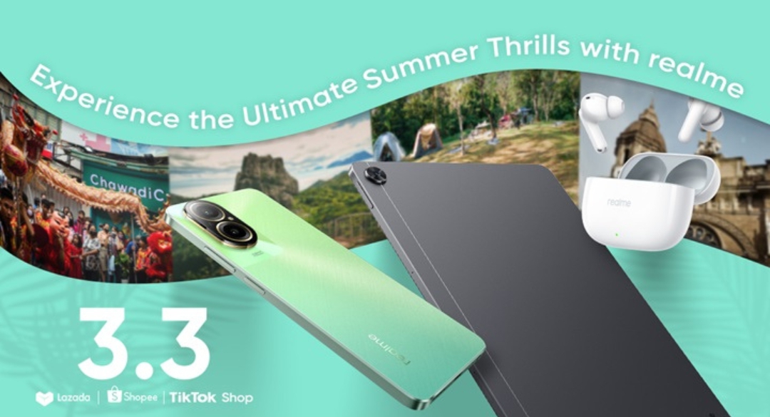 Experience summer thrills with realme this 3.3 Sale, starts at PHP6440