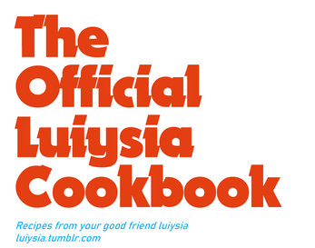 The Official Luiysia CookBook