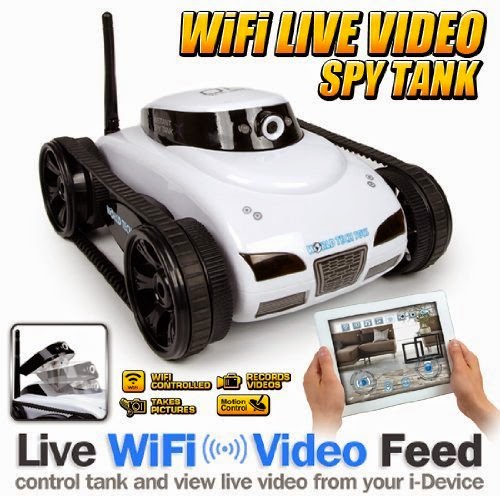 LIVE VIDEO WiFi Control Electric RTR i-Spy Tank