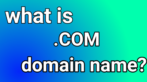 .com domain names kya hota hai