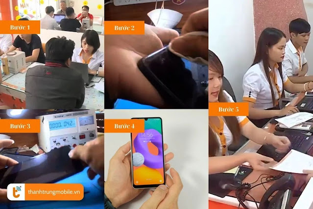 Quy trình sửa màn hình Samsung M22 chuyên nghiệp