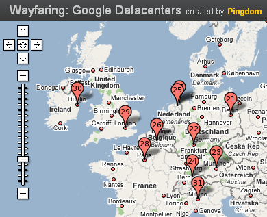 google datacenter map