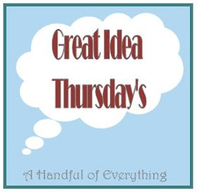 Great Idea Thursdays:  A #linkparty where everything gets pinned.  Anything goes as long as it's family friendly and you made it yourself.