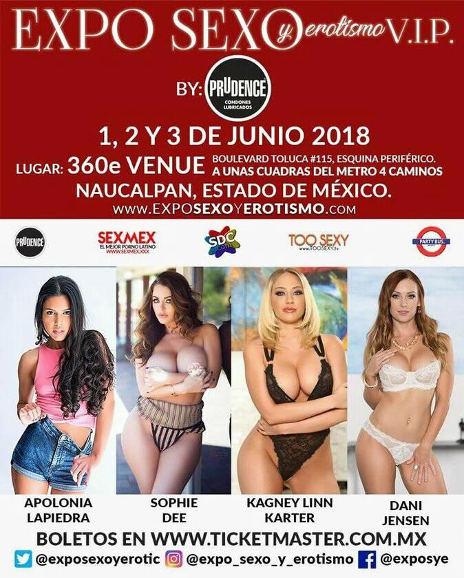 Ya se viene la Expo Sexo y Erotismo, 1, 2 y 3 de junio en EdoMex.