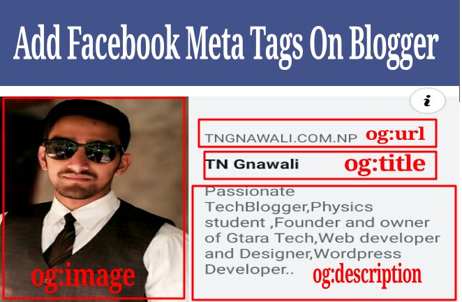 Add Facebook Open Graph Meta Tag To Blogger/Wordpress