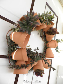 DIY Flower Pot Wreath | Featured on Tried & Twisted