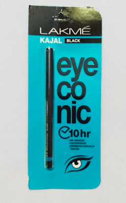 Review: Lakme Eyeconic Kajal in Black with swatches