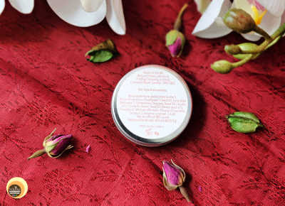 Natural History museum organic lip balm rose blush geranium review for dry lips
