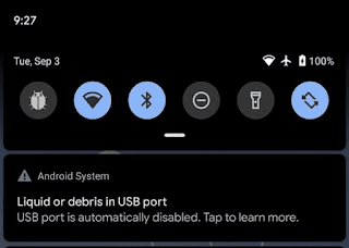 New Interesting Features On Android Version 10 That Warns Users When USB Port Is Overheated