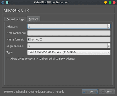 Tutorial Cara Install Mikrotik CHR di Virtualbox GNS Tutorial Cara Install Mikrotik CHR di Virtualbox GNS3