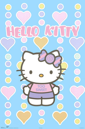 Hello Kitty Coloring Pages Hearts. kitty Coloring pages hello