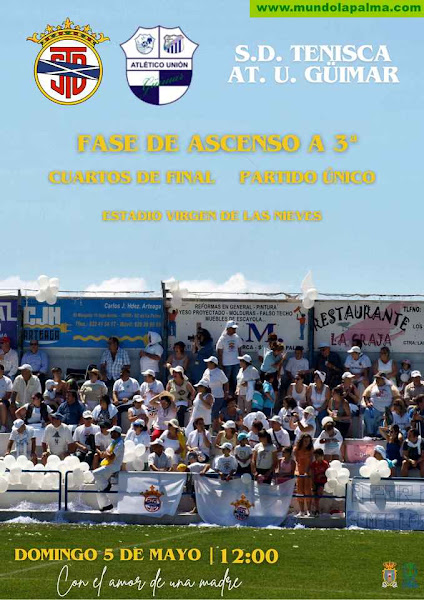 S. D. Tenisca – At. U. Güimar: primera ronda del play-off en el Virgen de Las Nieves