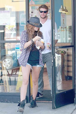 Miley Cyrus and Liam Hemsworth