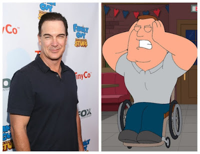 Real Voice Behind Family Guy - Patrick Warburton Joe Swanson