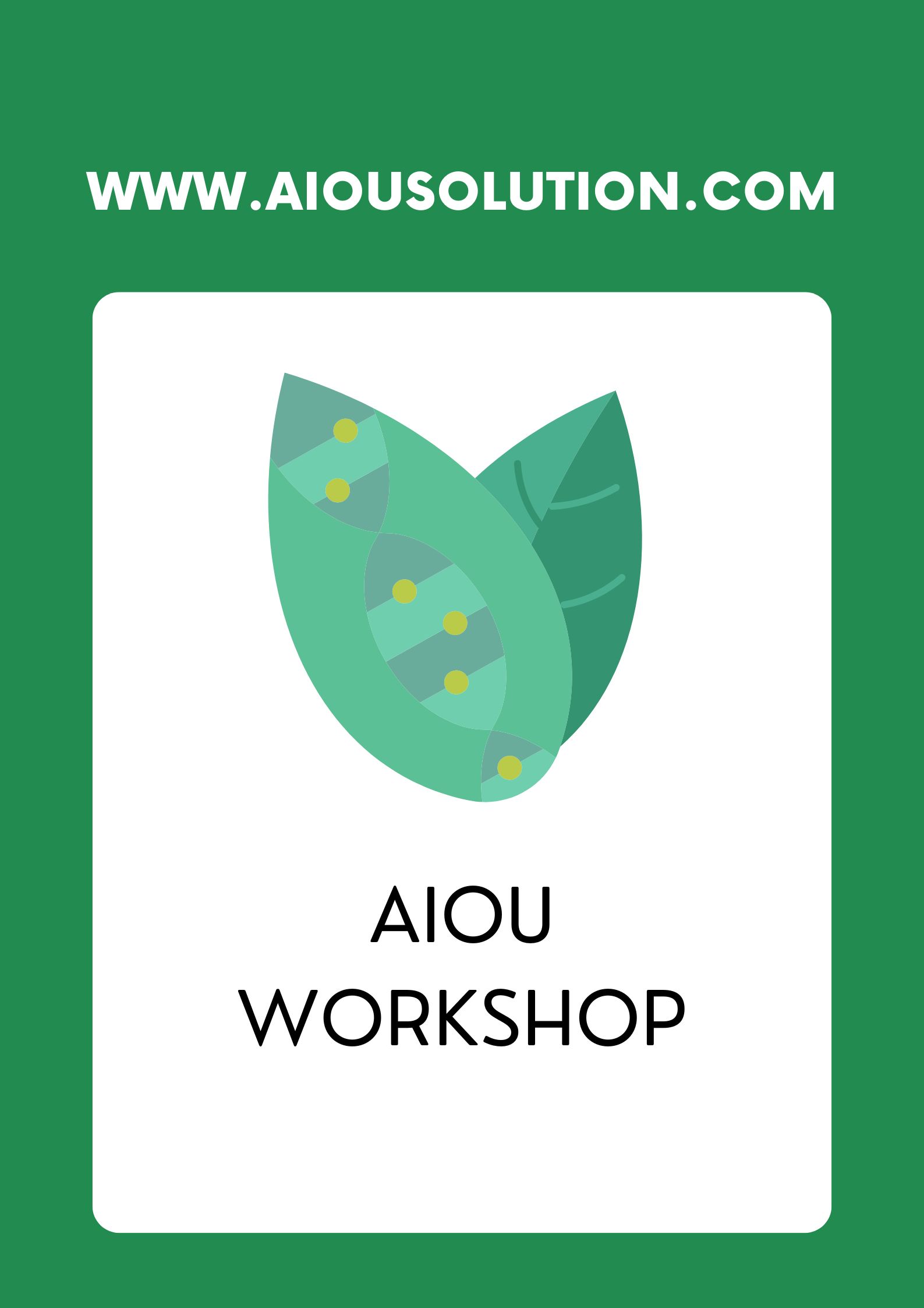 AIOU Summary of Online Workshops Schedule Autumn- 2022 Semester