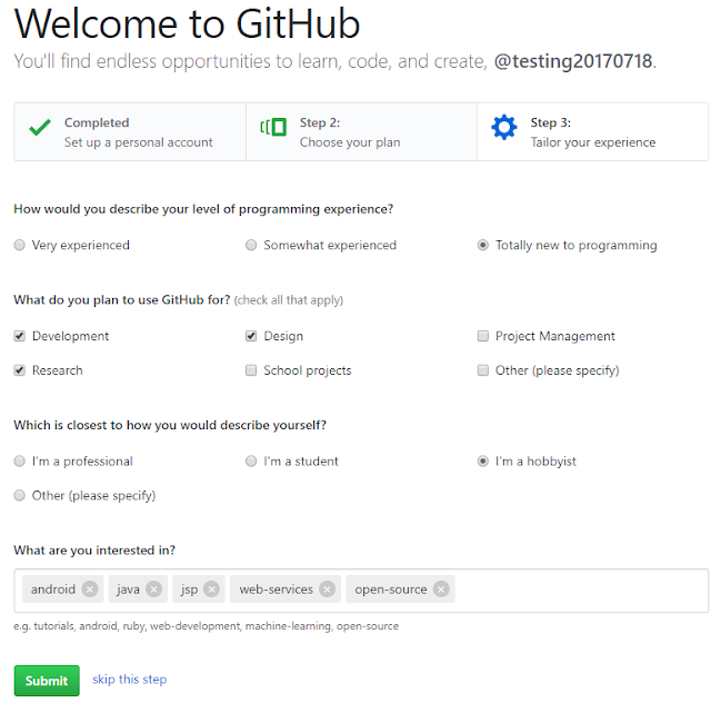 填問卷有助GitHub發展