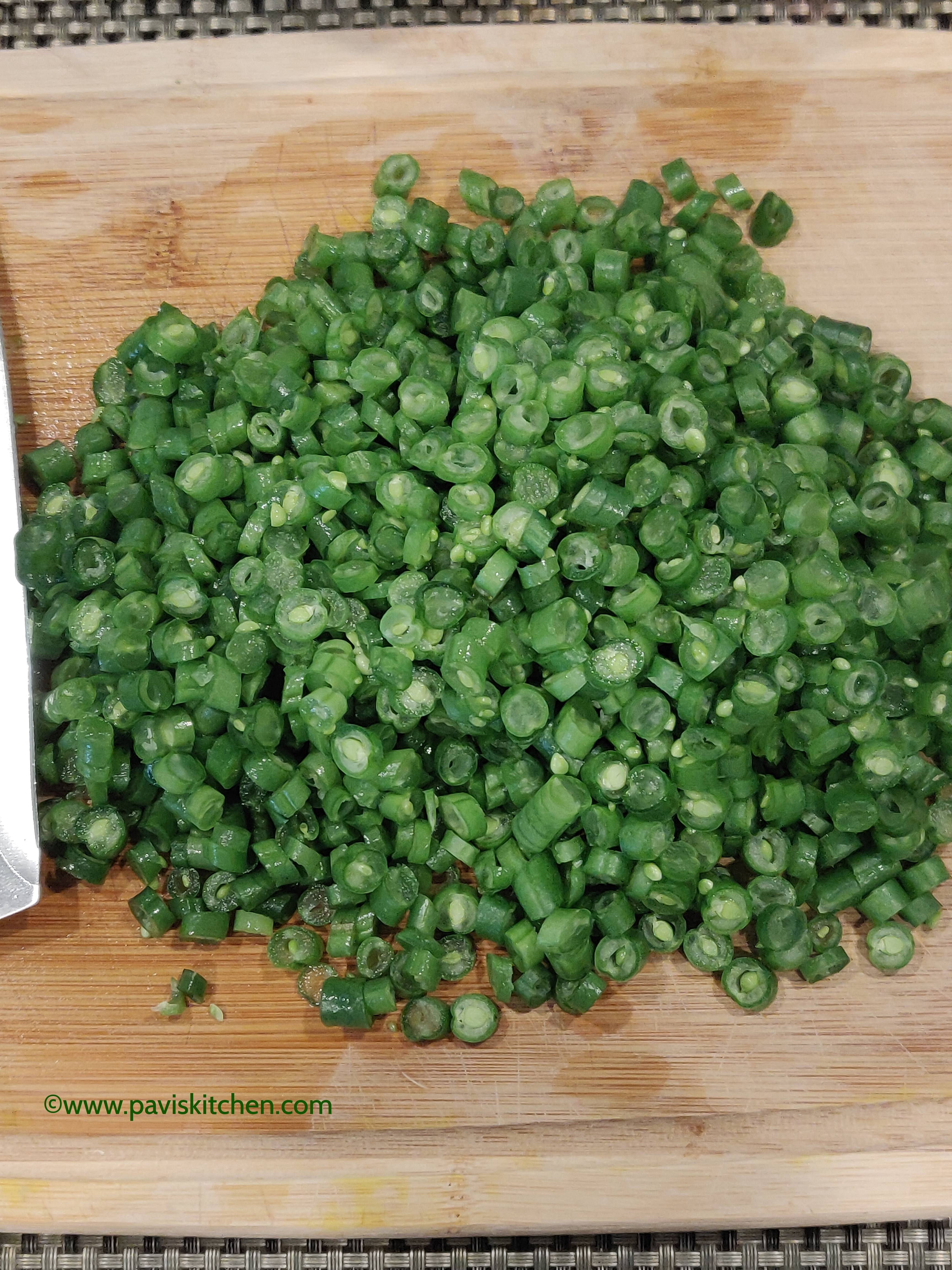 Green beans poriyal recipe | Beans palya recipe | Beans thoran | Beans vepudu