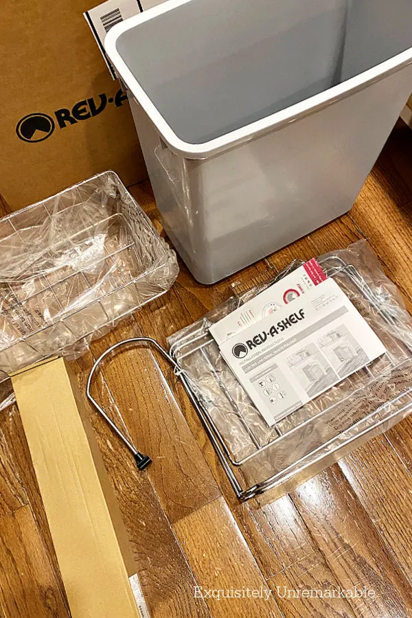 Rev-A-Shelf Sliding Trash Bin Kit